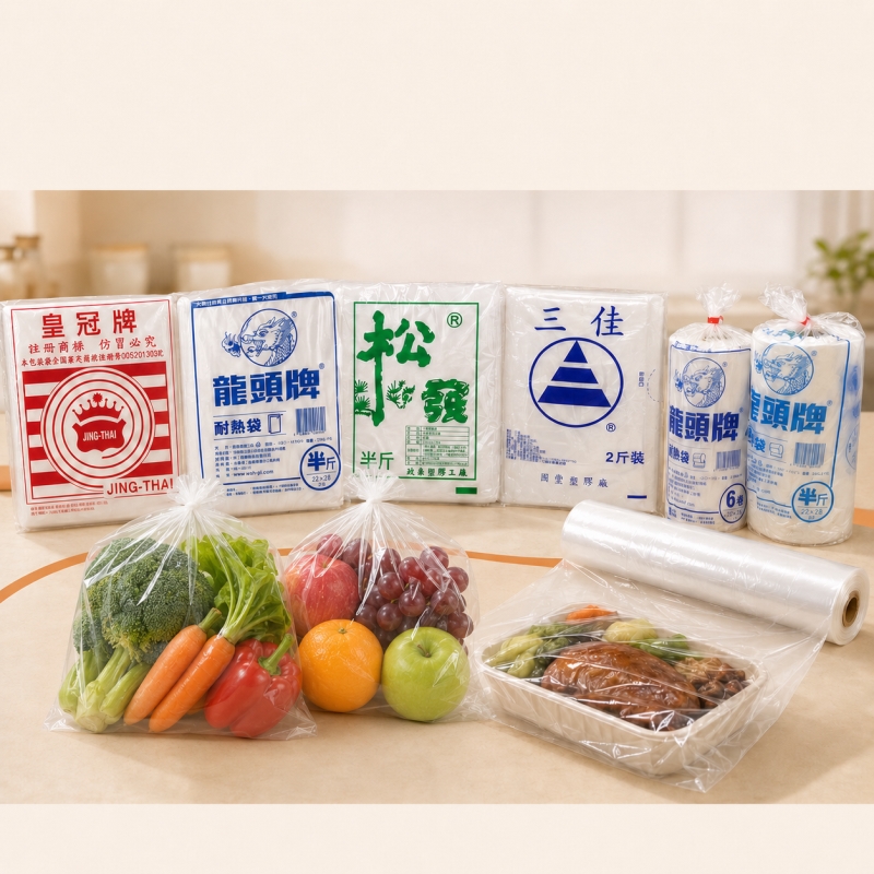 耐熱  PP 透明 平口袋